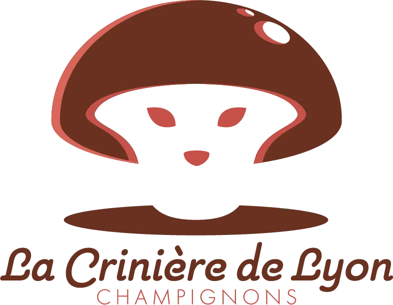 logo champignonnière lyon la crinière de lyon